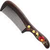 Hand-painted camellia camel flower Shen Guibao wood comb Christmas gift to send his girlfriend creative gift to send girlfriends wedding gift comb box gift box QY-20045