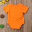 Newborn Baby Boy Girl Romper Bodysuit Halloween Pumpkin Clothes Outfit Costume