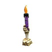 Halloween Ghost Skull Lamp Hand Stand LED Candle Lights Party Decoration
