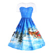 Father Christmas Sleigh Gown Dress