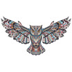 Large Owl Removable Wall Sticker Art Vinyl Decal Mural Home Bedroom Decor