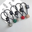 Korean Simple Headwear Crystal Ball Elastic Hair Bands Women Fashion Hair Accessories