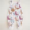 Newborn Baby Boy Girl Kids Print Long Romper Jumpsuit Bodysuit Clothes Outfit
