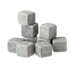 Anself 9pcs 20mm Whisky Ice Stones Drinks Cooler Cubes Beer Rocks Granite with Pouch