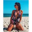 New Women One-Piece Swimsuit Beachwear Swimwear Push-up Monokini Bikini Bathing