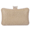 Luxury Crystal Diamond-Encrusted Shell Wallet Evening Bag