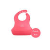 Waterproof Baby Silicone Bibs Feeding bib Kids Roll up Food Catcher Pocket