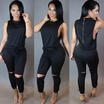 New Women Sleeveless Long Party Clubwear Jumpsuit Pants Playsuit Romper Trousers