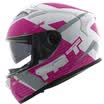 MT HELMETS 969 FRP motorcycle helmet men&women full-covering winter warm electric car helmet personality cool racing running helmet white purple silver windrunner L code