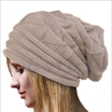 Fashion Warm Winter Women Beret Braided Baggy Knit Crochet Beanie Hat Ski Cap New Hot Fashion Casual