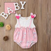 Canis Newborn Baby Girl Stripe Romper Bodysuit Jumpsuit Outfit Sunsuits Clothes