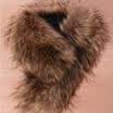 Womens Faux Fur Scarf Scarves Collar Shawl Wraps Stole Hood Trim Fluffy