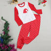 Polka Dots Christmas Hat Family Pajamas Set Women Kids Baby Sleepwear Nightwear