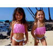 Kids Baby Girls Flower Tassel Swimwear Swimsuit Bathing Suit Beachwear Bikini AU