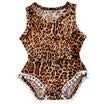 Leopard Print Newborn Baby Girl Bodysuit Romper Jumpsuit Outfit Clothes US Stock