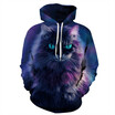 QYDM0258Mens Hoodie 3D Printed Women Pullover Sweater
