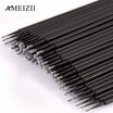 AMEIZII 100Pcs Eyelash Grafting Mascara Gel Paste Cleaning Stick Cleaning Cotton Swab Cotton Bud Disposable Plastic Tube Cotton Ma