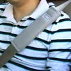 WRC car seat belt shoulder suit lengthen four seasons breathable belt sets of interior decoration supplies red