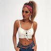 Sexy Women Bandage Padded Bralette Bralet Bra Bustier Crop-Tops Cami Tank Top