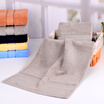 Jingdong Supermarket Yaguang LOFTEX exports of Japanese cotton towel plain cut off the file mother yarn towel miracle brown 120g article 34 76cm