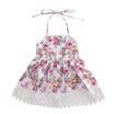 Baby Girls Princess Lace Floral Dress Kids Party Pageant Dresses Clothes 1-6Y