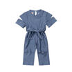 AU Toddler Kids Baby Girl Romper Long Jumpsuits Playsuit Outfits Ripped Clothing