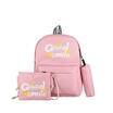 3pcs Set Women Girls Travel Canvas Rucksack Backpack Tote School Shoulder Bags