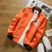 Men Casual Business Jacket Fight Padded Bomber Coat Thin Baseball Outwear Lot UK