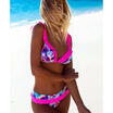 Women sexy Floral Bikini Set Push-up Padded Bandage Swimwear Swimsuit Beachwear