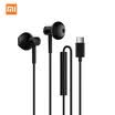 Original Xiaomi Unidad doble Media oreja Tipo C Auriculares MEMS Micrófono Control por cable Música Estéreo Auricular Auricular duradero