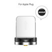 Cafele New LED Magnetic USB Cable for iPhone Micro USB Cable USB C Magnet Charger Nylon Cabo for Samsung Xiaomi Huawei