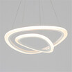 Baycheer HL487488 Anti-glare Modern Lighting Single Multi Tiered Acrylic Warm Light LED Oval Chandelier