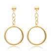 AU Fashion Women Bling Ball Earrings Long Chain Drop Dangle Earrings Jewelry New