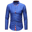 2018 mens shirt fashion business casual shirt mens clothes brand dress shirt high quality Solid color shirt camisa masculina