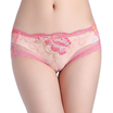Rose lace embroidered underwear Womens sexy low waist ladies triangle underwear
