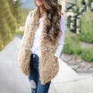 Womens Fluffy Long Jacket Fleece Coat Outwear Fashion Soft Warm Tops Plus Size