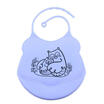 Waterproof Silicone Roll Up Washable Feeding Baby Bib Crumb Food Catcher