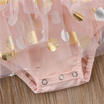 0-18M Newborn Baby Girl Outfits Long Sleeve Sequin Heart Romper Tutu Skirt Dress