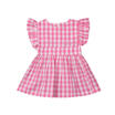 Children Toddler Kids Baby Girl Christmas Plaid Sleeveless Party Dress Clothes