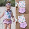 Newborn Baby Girls Sleeveless Tank TopsShort Pants 2pcs Outfits Clothes Set