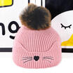 2019 Baby Newborn Boys Girls Beanie Hat Cap Winter Warm Fur Pom Bobble Knitted