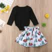 UK Stock Newborn Baby Girl Tutu Outfits Clothes Romper Bodysuit Playsuit Skirts