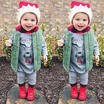 Newborn Baby Boy Girls Christmas Hooded Romper Bodysuit Jumpsuit Outfits Clothes