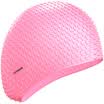 TOSWIM TOSWIM ladies special waterproof long hair swimming cap to increase the silicone ear soft&comfortable fashion bubble cap TS61400637 romantic powder
