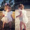 Newborn Infant Baby Girl Romper Lace Bodysuit Sunsuit Jumpsuit Clothes Outfits D