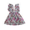 UK Kid Girls Toddler Baby Sleeveless Princess Dress Flower Tutu Dresses 2pcs Set
