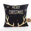 Christmas Deer Sofa Bed Home Decoration Festival Pillow Case Cushion Cover