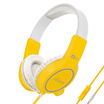 MEELECTRONICS KJ35P student childrens earphones with microphone low decibel English net class learning headphones yellow