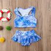 Kid Girls Summer Swimwear Costume Beach Swimsuit Tankini Bikini Bathing Suit