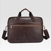 Men Leather Business Briefcase
